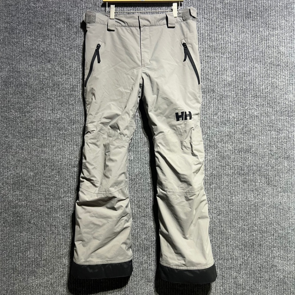 Helly Hansen Snow Pants Kids 14/164 Gray Ski Snowboard RECCO Technical Trousers